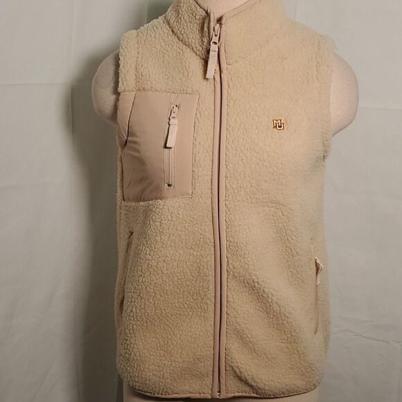 MISSOURI University,  vest, small, cream. Great for chill days. Great for chilly - Picture 1 of 6